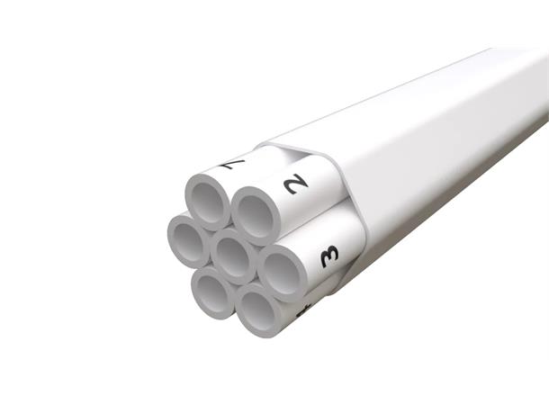 Mikrodukt ID  7x5/3,5mm LSZH vit HDPE 