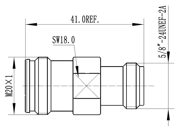 RFS Adapter 4.3-10 female - N female Straight