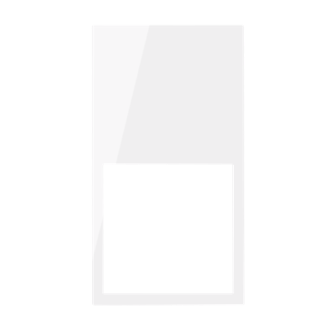 Ram 2-Facks Vertikal S100 Vit 2xVippa Minimal