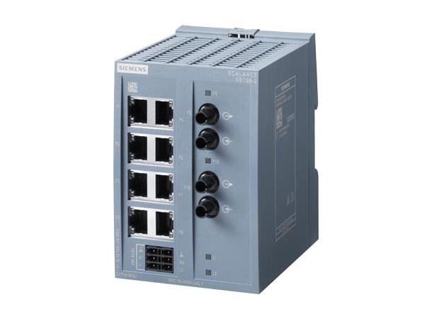 Siemens Switch 8x10/100B/Tx+1x100B/Fx ST DIN ST Multimod BFOC 