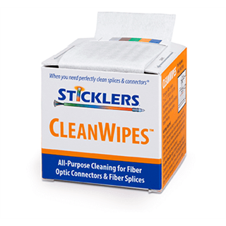 Sticklers CleanWipes box 600st/fp Optical Grade Cleaning Wipes