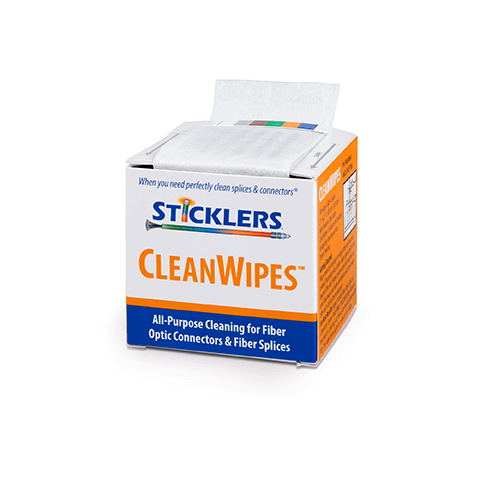 Sticklers CleanWipes box 600st/fp Optical Grade Cleaning Wipes