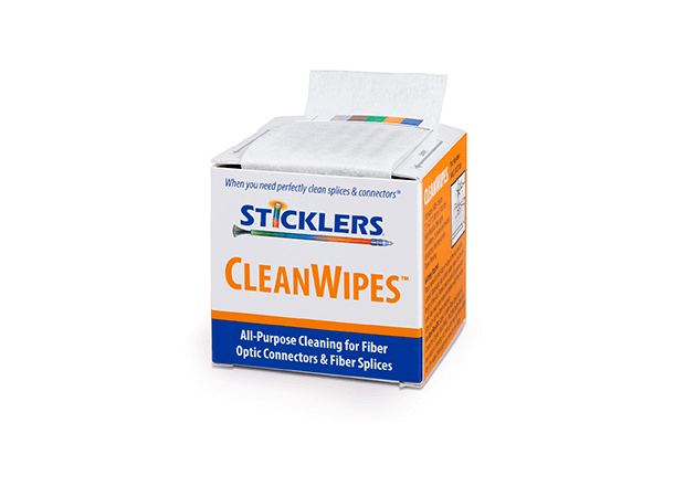 Sticklers CleanWipes box 600st/fp Optical Grade Cleaning Wipes 