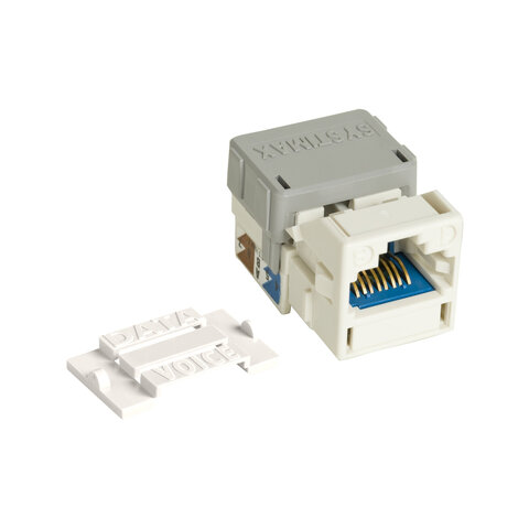 Systimax Jack M-Series UTP C6A vit 100pk GigaSPEED X10D MGS600