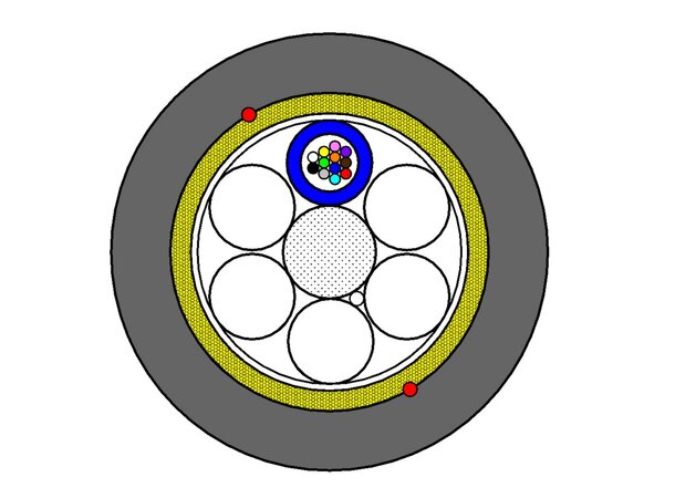 ADSS  12F SM G657A1 70m spannlängd