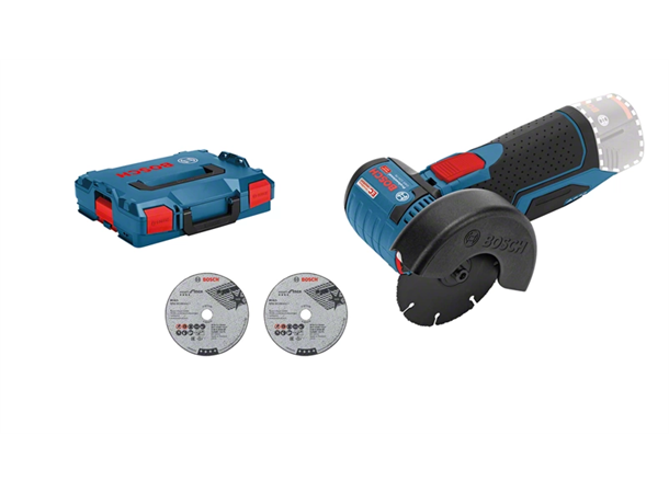 Bosch Vinkelslip GWS 12V-76 SOLO L-BOXX 