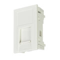 Commscope rak RJ45 modul, Vit Dammskydd