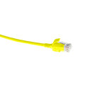 ECS Slim patch C6 U/UTP Gul  7,5m AWG28 LSZH Osk&#228;rmat