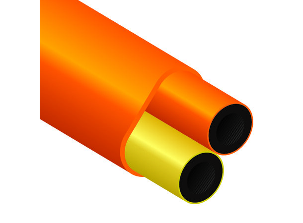Emtelle Mikrodukt 2x14/10 Orange Helfärgad 1000m 