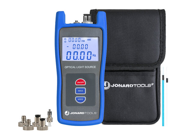 Jonard Ljuskälla SM/MM850/1300/1310/1550 Inkl. LC/SC/FC adaptors,-7dBm 