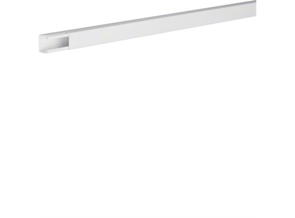 Kabelkanal LF 20x19 PVC Vit Med tejp RAL 9016 