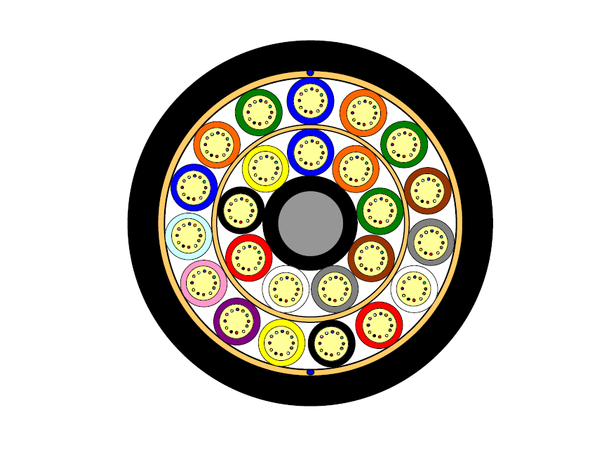 Lightera Fiberkabel SM LT 288F 13,0mm Färgkod TIA-598 