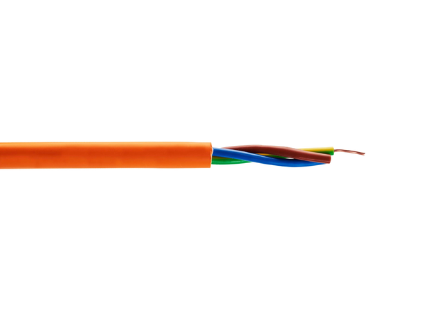 Novosafe Fire 2x1,5 ORANGE T500 Brandresistent elkabel 