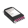 AFL U kassett OM4 1x12 MPO 6xLCD rak MPO Elite male Type A 12-fiber EV Base12