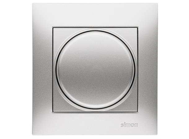 Dimmer LED 1-pol m trappfunktion Alu Aluminium 