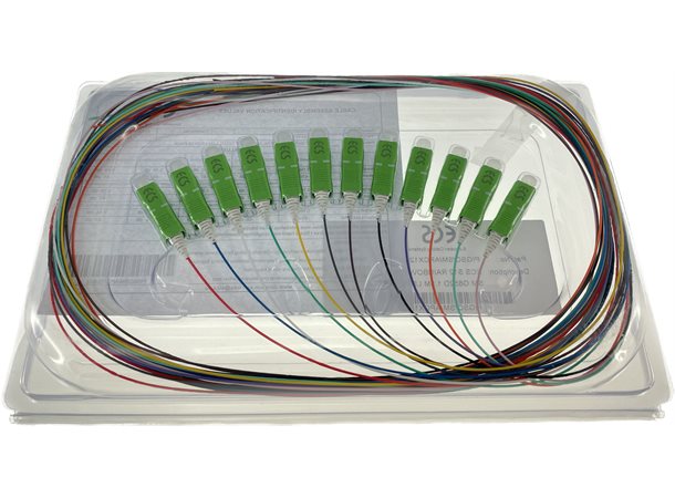 ECS Pigtail SC/APC 10/125 1,5m 12-p S12 