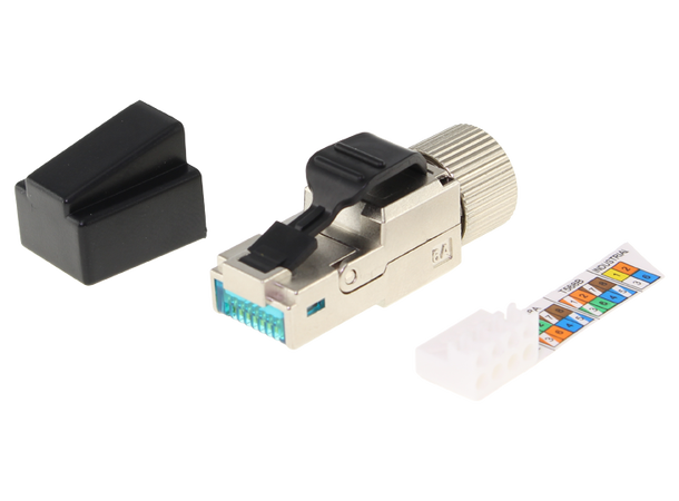 ECS RJ45 Field Plug Short STP C6A 36mm 5st/fp 
