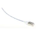 ECS  Slim patch Cat.6A STP Vit  4,5m Sk&#228;rmad, AWG28 LSZH