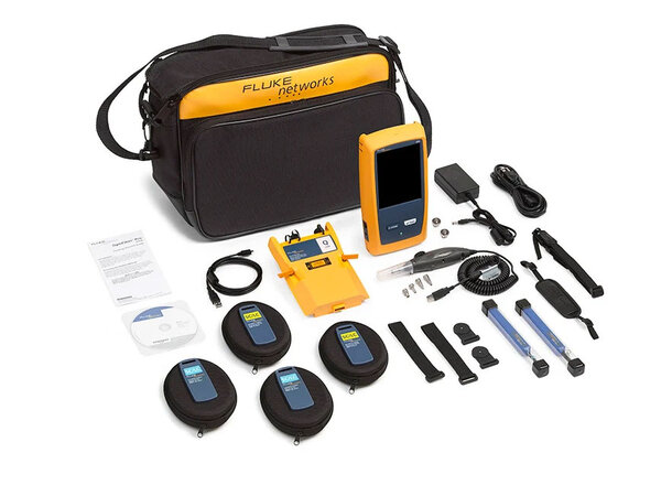 Fluke OptiFiber Pro Quad OTDR Kit WiFi, w Inspec, MM/SM 1yr/Guld - Kampanj 