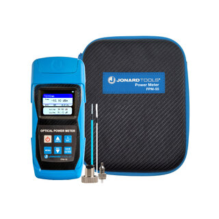 Jonard Eff.Meter med lagring 850-1650nm Inkl. LC/SC/FC adp, -50 till +26dBm