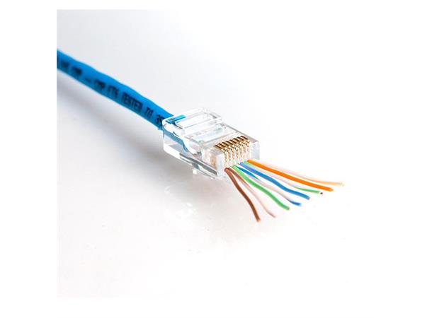 Jonard RJ-45 Pass-Through Cat6 UTP styck Modularplug