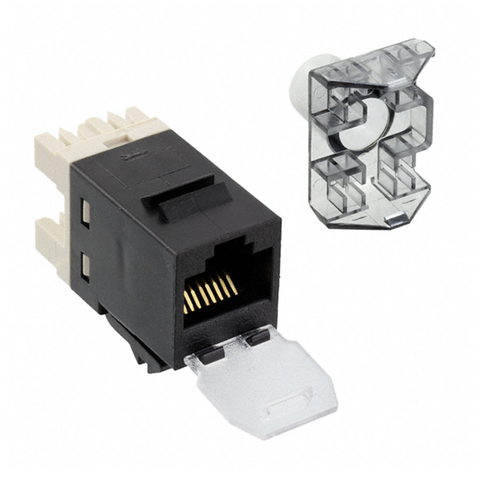 Netconnect jack C6 SL UTP med dammlucka 110