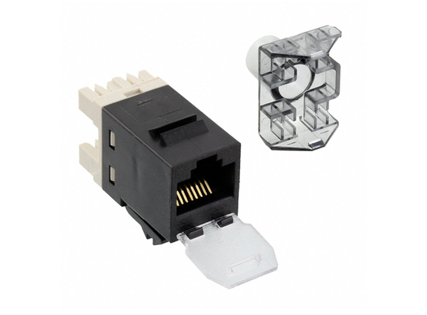 Netconnect jack C6 SL UTP med dammlucka 110 