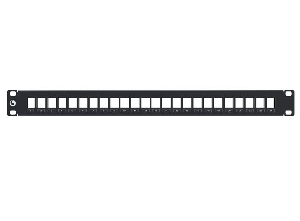 Netconnect panel 24 obestyckad SLX/SL UTP/STP Svart 