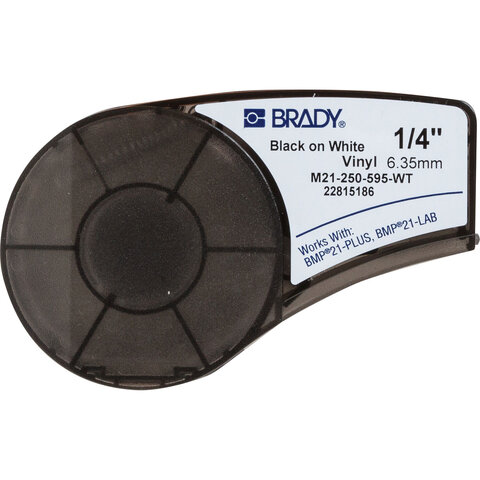 BMP21 B595 Inom/Utomh VIT 6mm Vinyl Brady