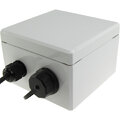 ECS IP68 Uttagsbox 1-port STP C6A Komp Inkl förskruvning, täcklock
