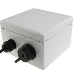 ECS IP68 Uttagsbox 1-port STP C6A Komp Inkl förskruvning, täcklock