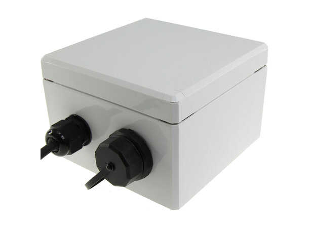ECS IP68 Uttagsbox 1-port STP C6A Komp Inkl förskruvning, täcklock 
