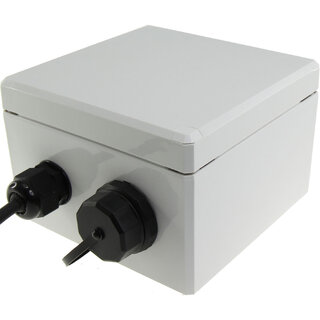 ECS IP68 Uttagsbox 1-port STP C6A Komp Inkl förskruvning, täcklock