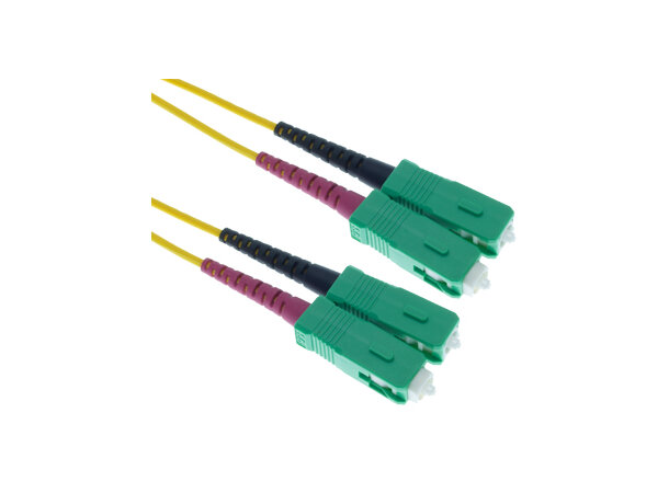 ECS patch SC/APC-SC/APC 10/125 OS2 15,0m LSZH 