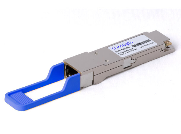 QSFP+, 40GbE-LX4, 4 x 10.3 Gbps 2km/500m CWDM 1270-1330nm, 4dB, SM/MM, LC