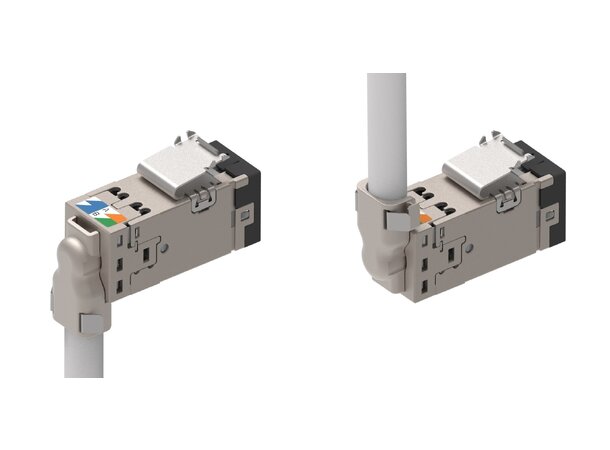 Vinkelsats till SLX Modularjack, 50fp 