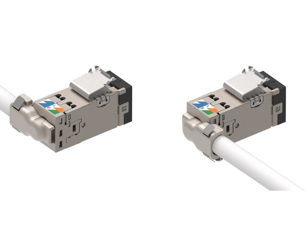 Vinkelsats till SLX Modularjack, 50fp 