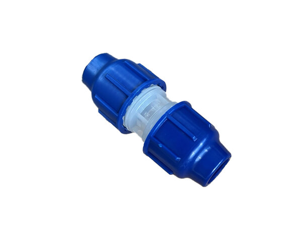 Wavin Rakskarv 32mm skruv PP tät Transparent/Blå 