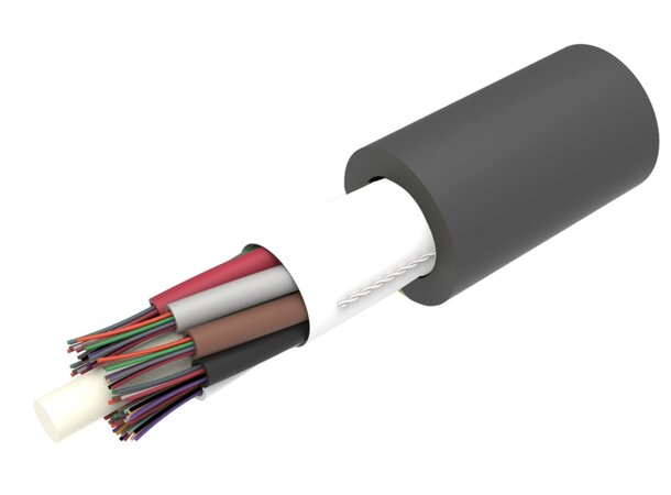 Commscope Fiberkabel OM4 torr LT 96F LSZH CPR B2c Svart mantel Indoor/outdoor 