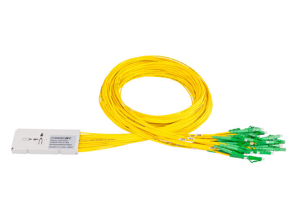 Commscope Splittermodul 1:2 OCM8 IN:1xLC/APC 4m, UT: 2xLC/APC 4m 