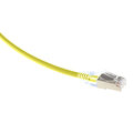 ECS  Slim patch Cat.6A STP Gul  1,5m Sk&#228;rmad, AWG28 LSZH