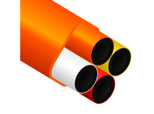 Emtelle Microdukt 4x14/10 Orange Helfärgad 1000m 