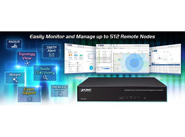 Enterprise-class Universal Network Manag Management Controller - 500 nodes. 
