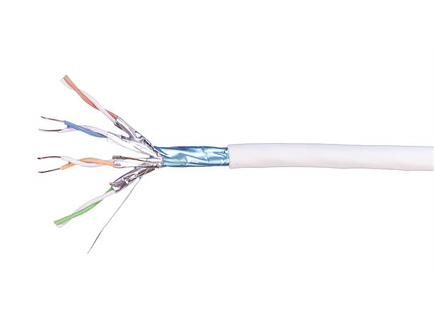 Netconnect kabel F/FTP C6A LSZH 500m/trumma 