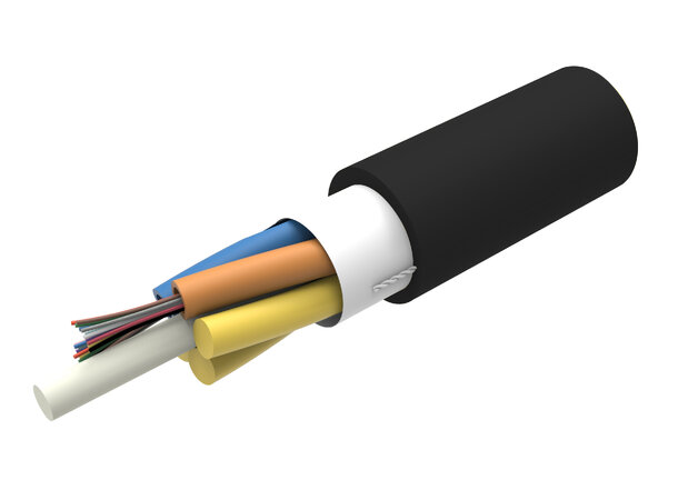Commscope Fiberkabel SM Torr LT 24F OS2 G652D LSZH CPR B2ca Svart 