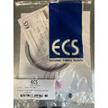 ECS fanout 4-ribbon MM OM4 4xLC/UPC TIA 2,3m TIA-598-C Aqua kontakter