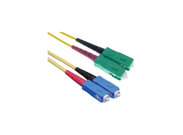 ECS patch SC/APC-SC 10/125 OS2  1,0m LSZH 