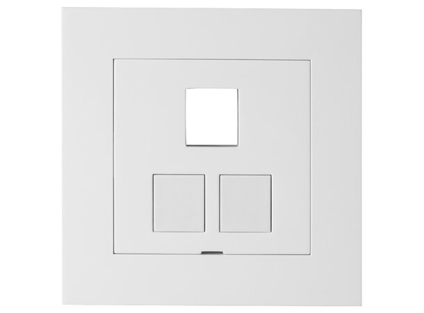 ELKO Plus Centrumplatta 3xKeystone FV inkl. ram 