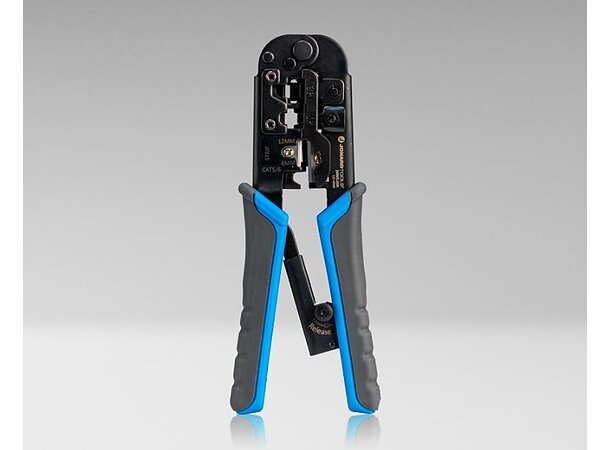 Jonard Crimping Tool RJ45 Pass-through 6-in-1 RJ11/12 cat6 cat6a 