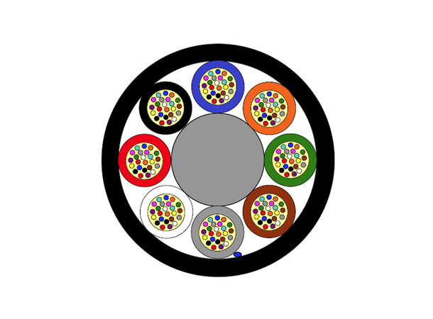 Lightera Mikrokabel SM 192F G657A1 6,0mm 200um Färgkod TIA-598 